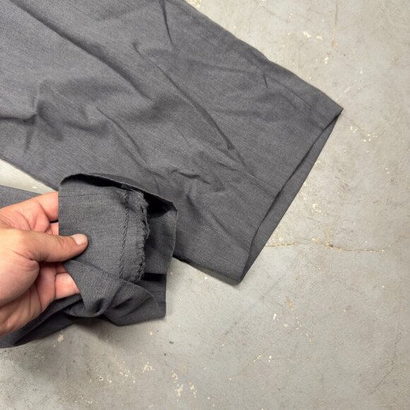 NWT Jack Victor Riviera Loro Piana Dress Pants 130s Wool Trousers Grey 56x28 - Picture 5 of 10